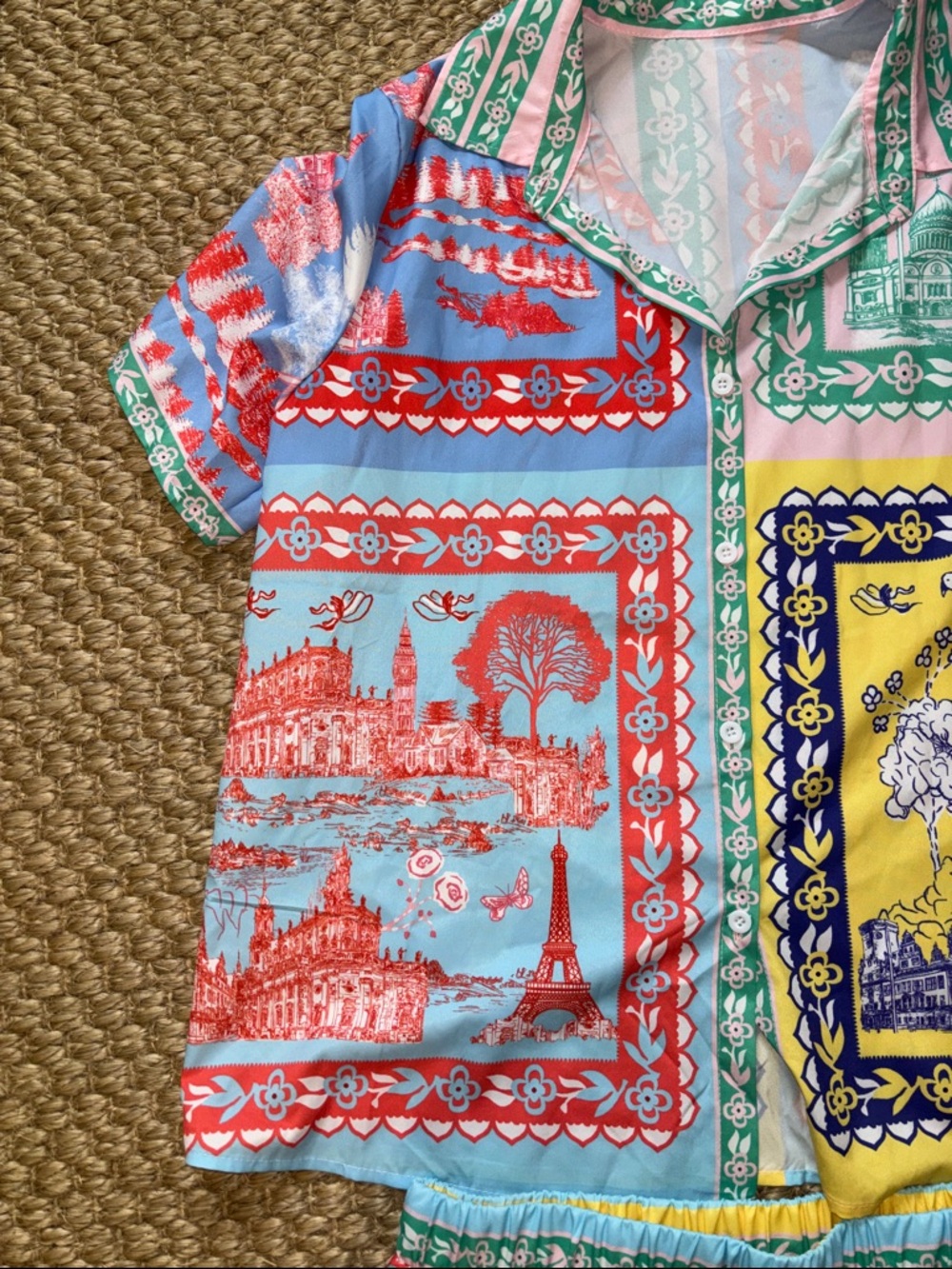 Vibrant Multicolor Patchwork Set - Picture 4 of 7